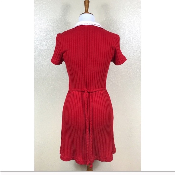 Vintage Red Polo Dress - Picture 3 of 4